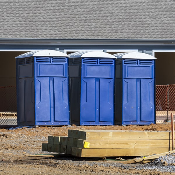 are there different sizes of portable toilets available for rent in Lake Mills IA